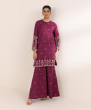 Sapphire Embroidered Crosshatch Shirt 3PTES25V227S Eid 1 RTW 2025