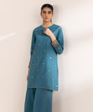 Sapphire Embroidered Crosshatch Shirt 3PTES25V232S Eid 1 RTW 2025