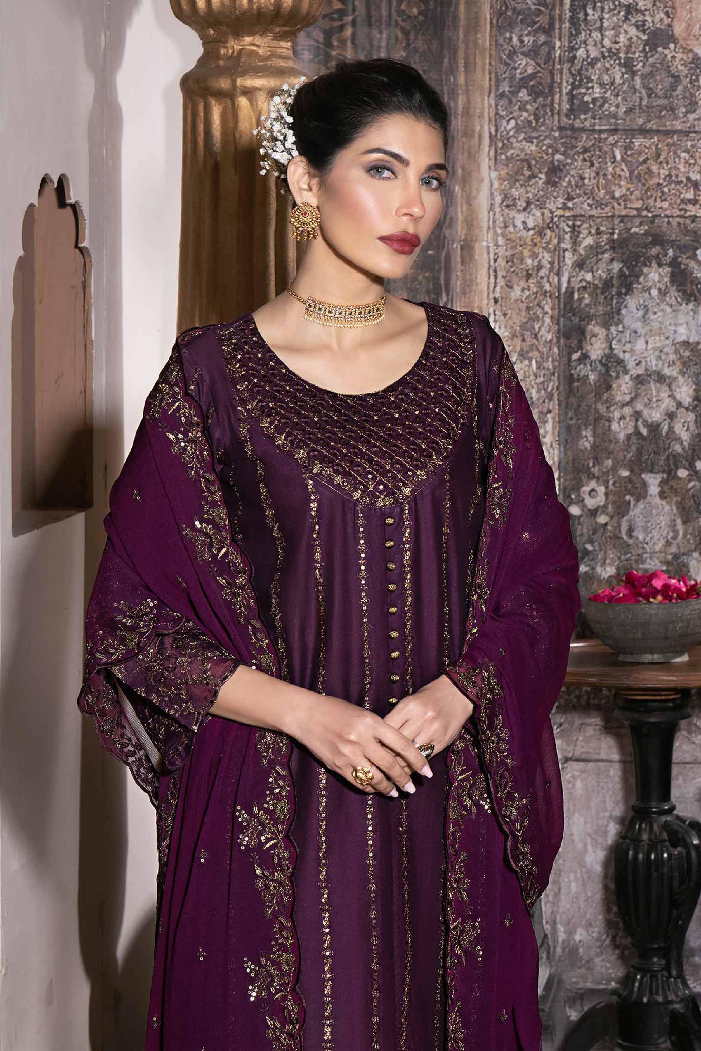 Nishat Linen 3 Piece - Embroidered Suit - 42219152 Luxury