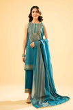 Nishat Linen 3 Piece - Gold &amp; Silver Printed Embroidered Suit - 42401866 Eid Ul Adha Collection 2024