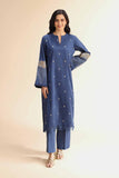 Nishat Linen 2 Piece - Dyed Embroidered Suit - 42501005 Embroidered Eid Lawn Collection 0