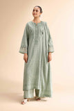 Nishat Linen 3 Piece - Jacquard Embroidered Suit - 42501046 Embroidered Eid Lawn Collection 0