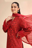 Nishat Linen 3 Piece - Digital Printed Embroidered Suit - 42501055 Embroidered Eid Lawn Collection 0