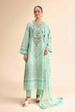 Nishat Linen 3 Piece - Digital Printed Embroidered Suit - 42501058 Embroidered Eid Lawn Collection 0