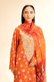 Nishat Linen 3 Piece - Printed Embroidered Suit - 42501222 Embroidered Eid Lawn Collection 0