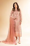 Nishat Linen 3 Piece - Printed Embroidered Suit - 42501281 Embroidered Eid Lawn Collection 0