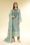 Nishat Linen 3 Piece - Printed Embroidered Suit - 42501361 Embroidered Eid Lawn Collection 0