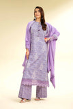Nishat Linen 3 Piece - Printed Embroidered Suit - 42501362 Embroidered Eid Lawn Collection 0