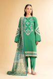 Nishat Linen 3 Piece - Embroidered Suit - 42501441 Embroidered Eid Lawn Collection 0