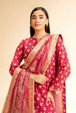 Nishat Linen 3 Piece - Printed With Gotta Laces Suit - 42501450 Digital Printed Lawn Eid Edition 2025
