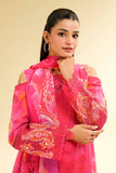 Nishat Linen 3 Piece - Digital Printed Embroidered Suit - 42501476 Embroidered Eid Lawn Collection 0