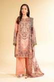 Nishat Linen 3 Piece - Digital Printed Embroidered Suit - 42501642 Embroidered Eid Lawn Collection 2025