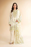 Nishat Linen 3 Piece - Flatbed Paste Embroidered Suit - 42501660 Embroidered Eid Lawn Collection 2025
