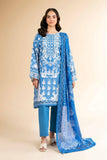 Nishat Linen 3 Piece - Flatbed Paste Embroidered Suit - 42501664 Embroidered Eid Lawn Collection 2025