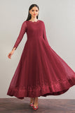 Baroque Embroidered Chiffon Frock PR-901 Formal Pret 2024