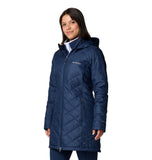 Camel Brown Women's Plus Size Slim Coat - Luxurious & Stylish - Long Hooded Design - Columbia
