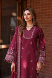 Farasha Ruby Glam Dastoor Embroidered Lawn SS 2024