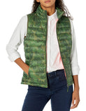 Green Camo Women's Warm Puffer Vest - AmEss