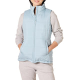 Dusty Blue Cozy Puffer Vest for Women - AmEss