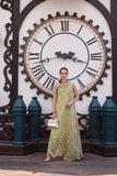 Saadia Asad D8- Lime Green Noor Eid Luxe Chikankari 2025