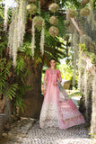 Saadia Asad D1-A Pink Ombre Noor Luxury Chikankari Lawn 2024