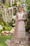 Saadia Asad D3-B Beige Schifli Noor Luxury Chikankari Lawn 2024