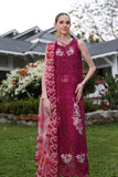 Saadia Asad D10-A Fuchia Noor Luxury Chikankari Lawn 2024