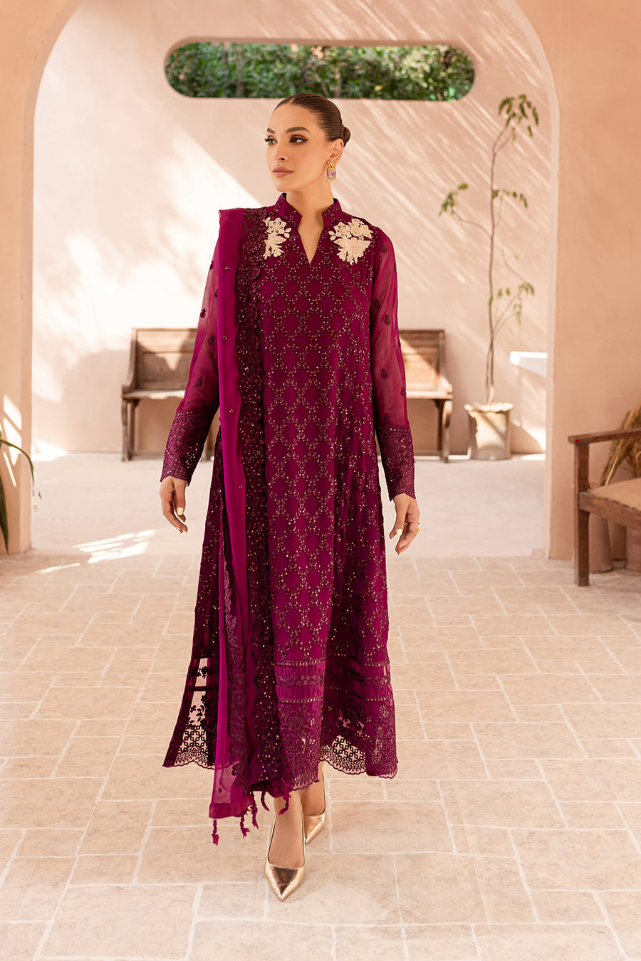 Azure Orchid Obsession Ensembles Festive 3 PC Eid Prets 2024