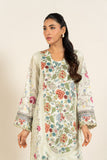 Alkaram BD114-26-2-Cream Spring Summer Printed Lawn Collection 2026