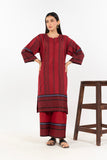 Alkaram BJ15-8-2P25-Maroon Hello Winter Woman 2026
