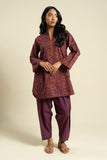 AlKaram Br07 26 Burgundy Spring Summer 2026