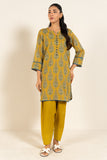 Alkaram BR130-26-3-Ochre Spring Summer Printed Lawn Collection 2026