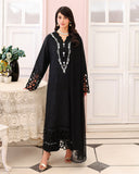 Roheenaz Black Lace Veil Of Summer Chikankari Edit 2026