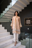 Dhanak SS24DA-2434 Peach 2pcs  Embroidered Kurta With Trouser Mommy & Me Vol II 2024