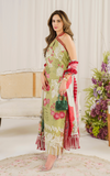 Asifa N Nabeel Cosmos (PP-7) Pretty In Pink Luxury Lawn 2024