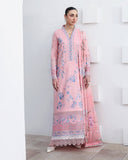 Roheenaz Crystal Glow Floral Reveire Luxury Lawn 2026