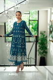 Dhanak SS25DA-2742 Turquoise Blue Signature Pret Vol-III 2025