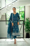 Dhanak SS25DA-2742 Turquoise Blue Signature Pret Vol-III 2025