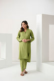 Dhanak DC-2263 Green Winter Solids Co-ords 2024