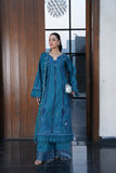 Aylin Teal Lotus Lawn Collection 2026