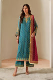 Alizeh AF-CH-2192-Elaira Fleur Embroidered Printed Chiffon 2025