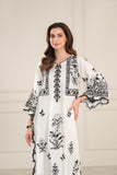 Saadia Asad D5 - White Kaftan Nooriyah Luxury Pret 2025