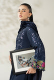 Maria B DWW2520-ESM-BLU Winter Luxury Pret 2025