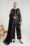 Maria B DWW2535-ESM-BLK Winter Luxury Pret 2025