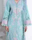 Roheenaz Dewy Mist Floral Reveire Luxury Lawn 2026