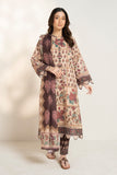 Alkaram EF142-26B-2-Beige Spring Summer Printed Lawn Collection 2026