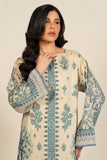 Alkaram EF148-26-2-Beige Spring Summer Printed Lawn Collection 2026