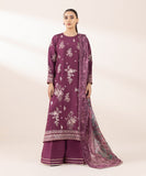 Sapphire 3 Piece - Embroidered Raw Silk Suit F3SFLX25V319 Eid 1 RTW 2025