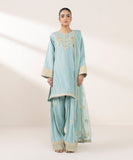 Sapphire 3 Piece - Embellished Cotton Net Suit F3SFLX25V323 Eid 1 RTW 2025