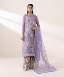 Sapphire 3 Piece - Embroidered Organza Suit F3SFLX25V334 Eid 1 RTW 2025